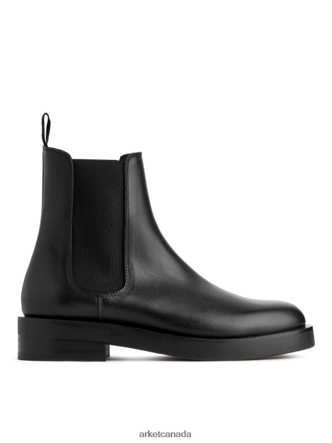 ARKET Footwear 4L826J739 Black Leather Chelsea Boots Women