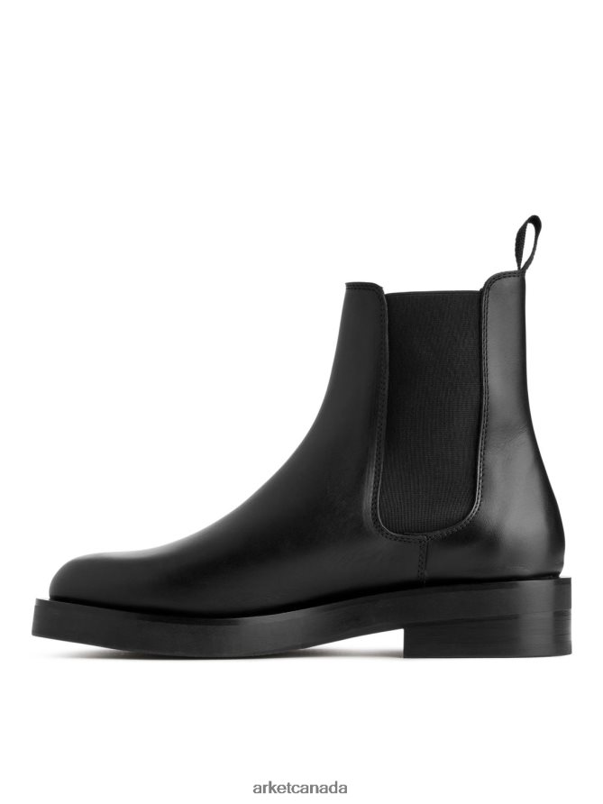 ARKET Footwear 4L826J739 Black Leather Chelsea Boots Women