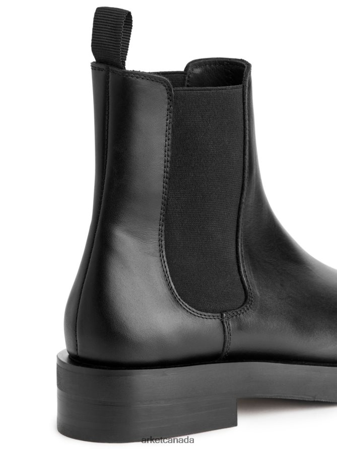 ARKET Footwear 4L826J739 Black Leather Chelsea Boots Women