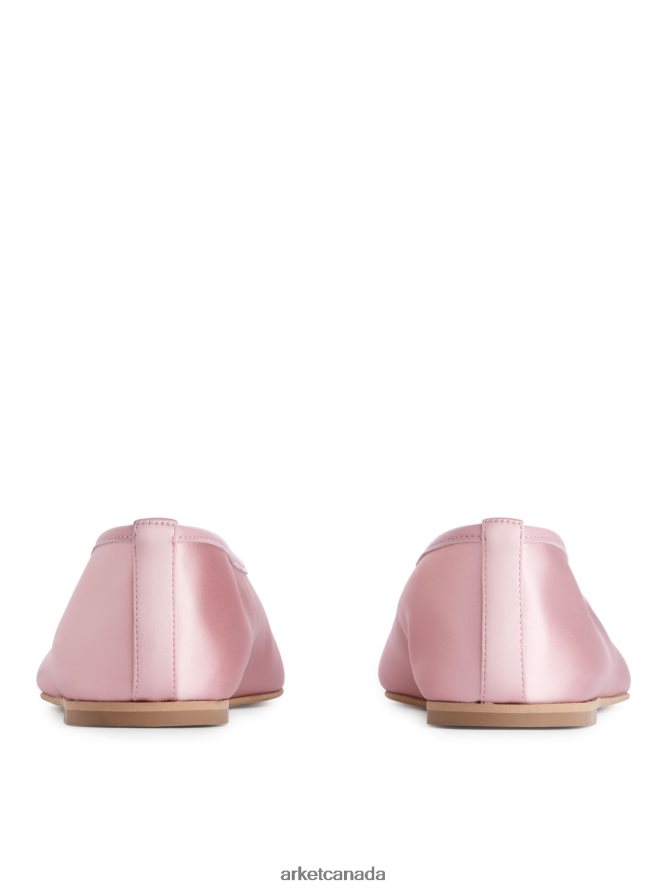ARKET Footwear 4L826J718 Pink Satin Ballerinas Women