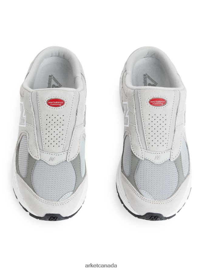 ARKET Footwear 4L826J671 Grey/Mole/White New Balance 2002R Mules Women