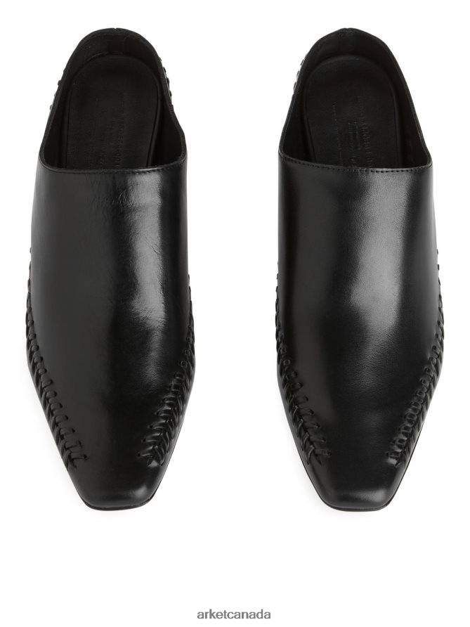 ARKET Footwear 4L826J687 Black Kitten Heel Mules Women