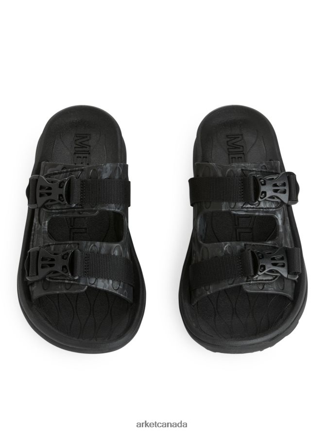 ARKET Footwear 4L826J665 Black Merrell Hut Ultra Wrap Sandals Women