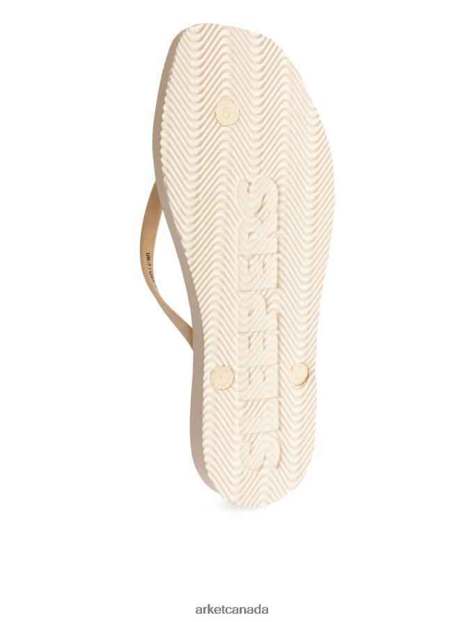 ARKET Footwear 4L826J708 Eggnog Sleepers Tapered Flip Flops Women